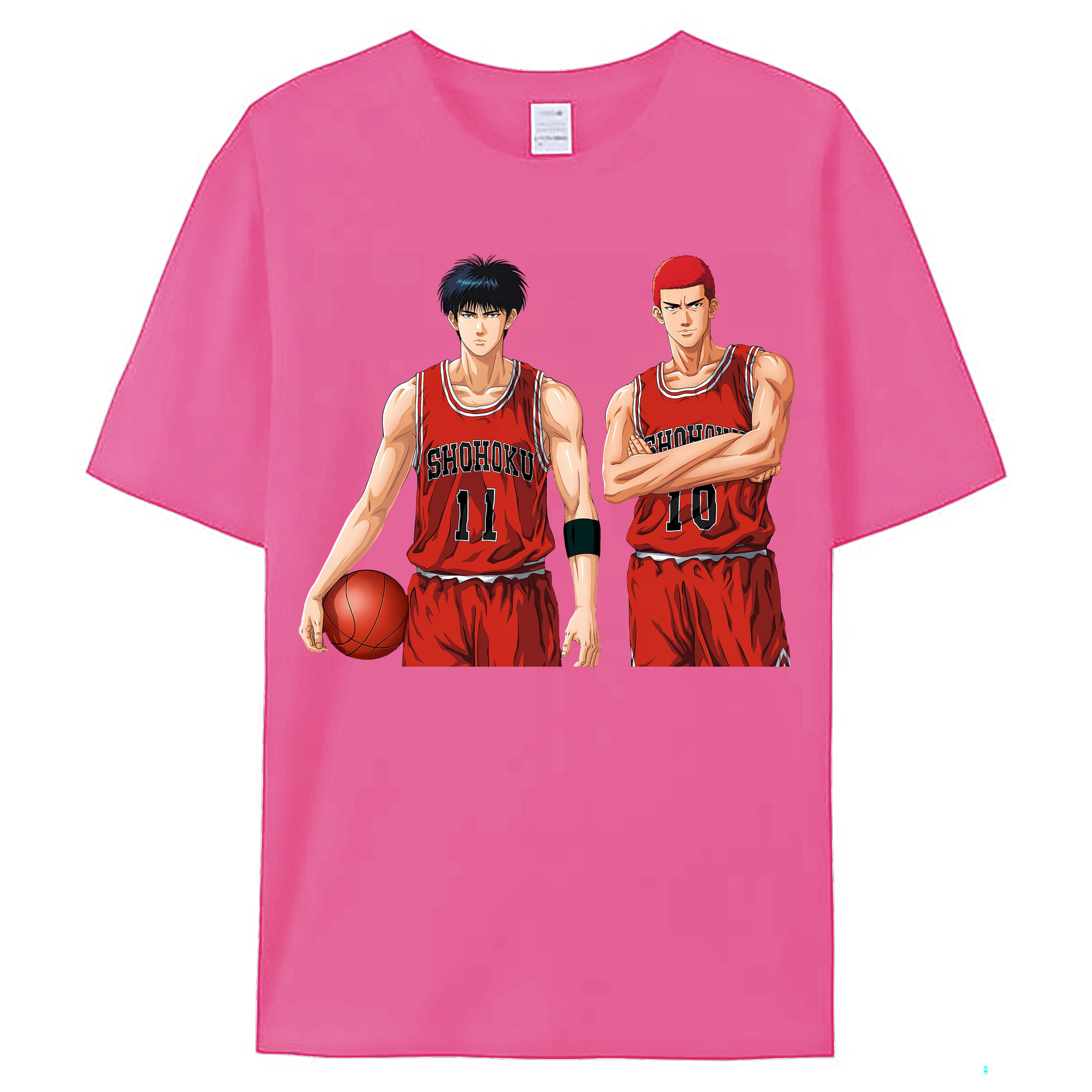 （画像用） SLAM DUNK／スラムダンク レディースカジュアルプリントTシャツ（綿100％）
